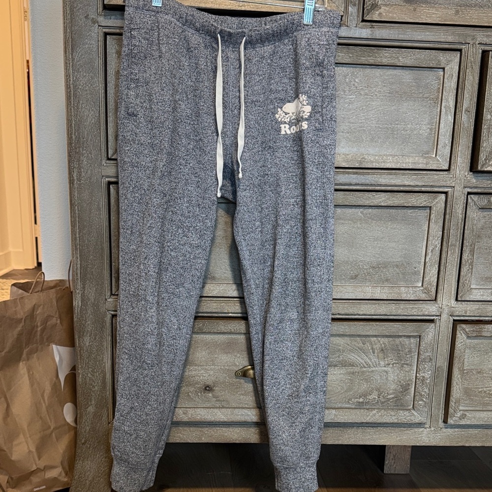 Roots Heathered Gray Sweatpants
